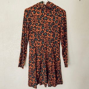 TOPSHOP leopard dress